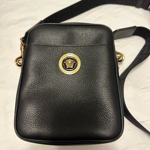 REAL Men’s Versace Medusa crossbody bag